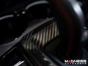 Alfa Romeo Giulia Shift Gate Trim Panel - Carbon Fiber - 2020+ - Feroce Carbon Alfa Romeo Giulia Shift Gate Trim Panel - Carbon Fiber - 2020+ - Feroce Carbon